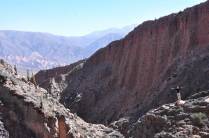 Explorando a Garganta del Diablo, em Tilcara - Argentina